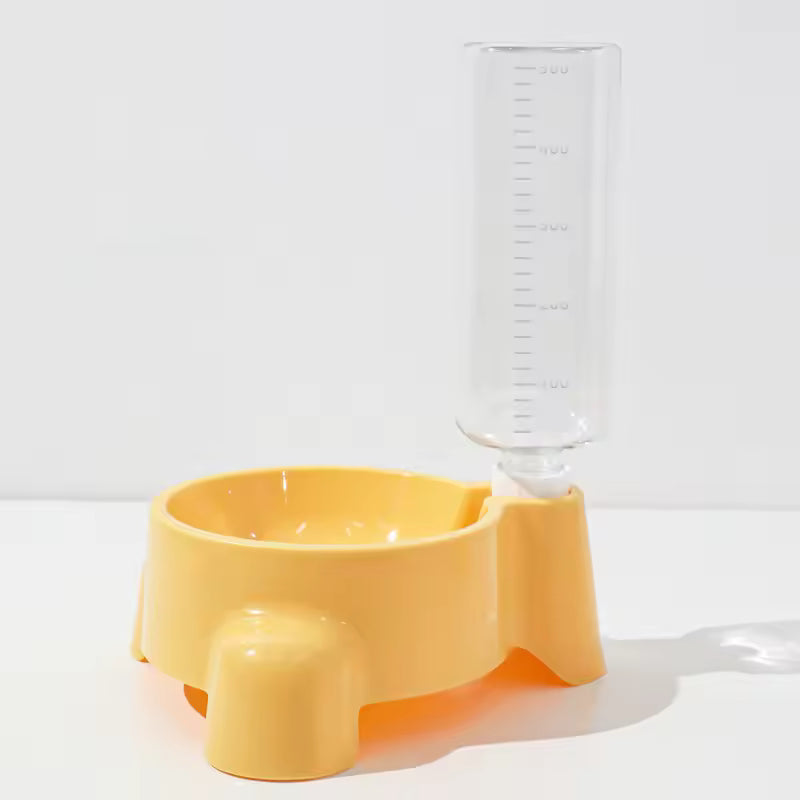 distributeur eau chat BottleCat Jaune