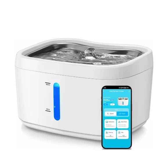 Fontaine Ă eau pour chat ConnectFlow Blanche