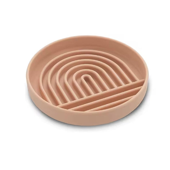 Gamelle anti glouton chat HarmonyPlate rose