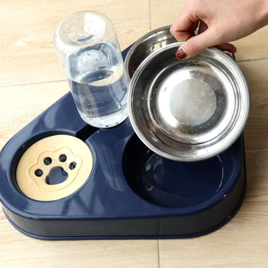 Installation bol dans gamelle chat CatSelfServiceFeeder