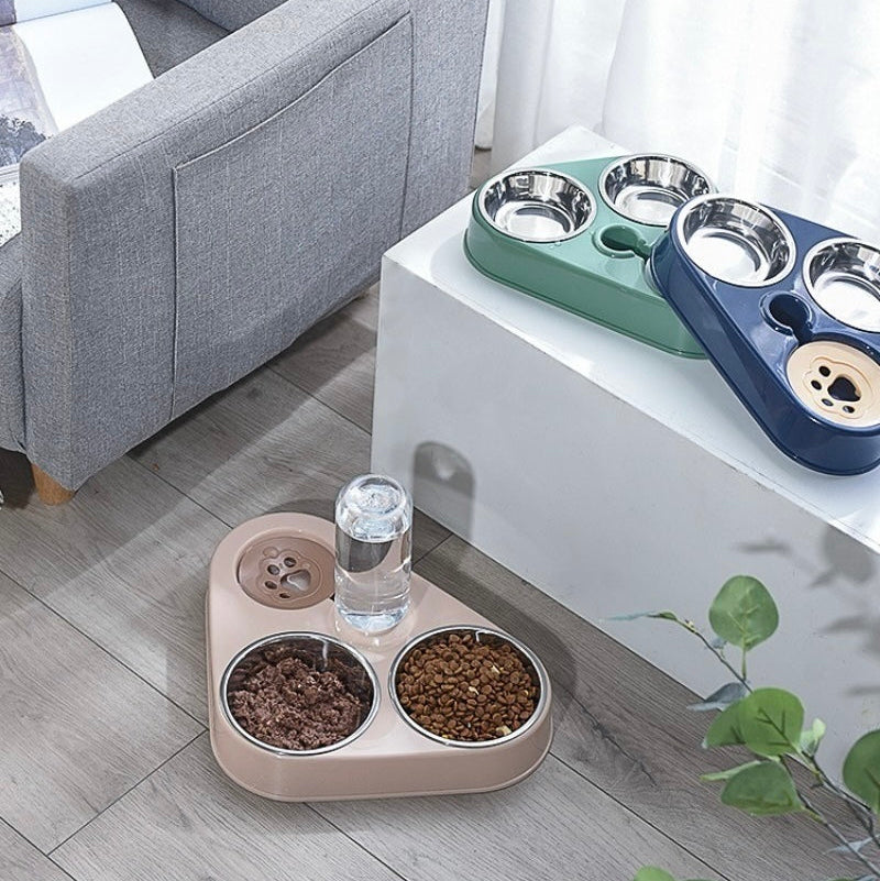 Visuel trois variantes gamelle chat CatSelfServiceFeeder