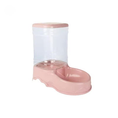 distributeur croquette chat ColorMeal rose