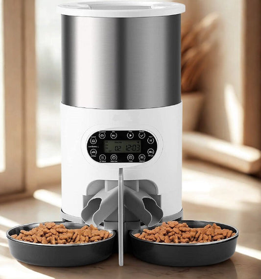 Distributeur automatique croquettes chat FeedFlowConnect Twin