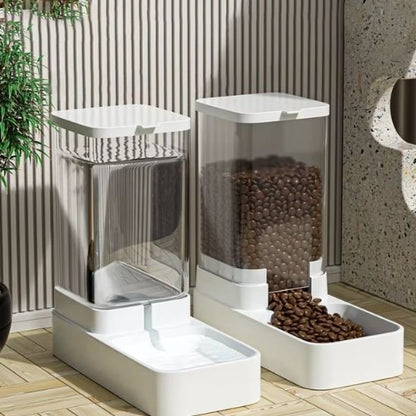 Distributeur de croquettes pour chat et distributeur eau Auto7Days
