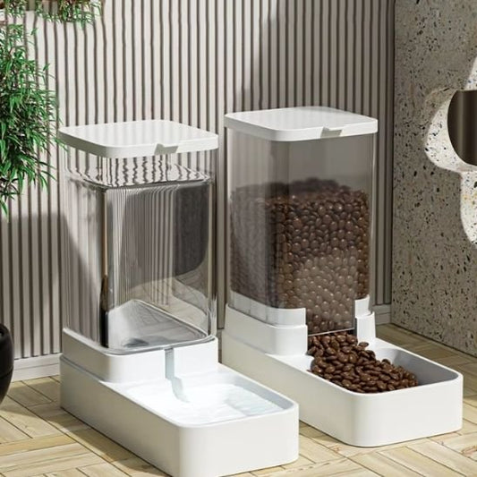 Distributeur de croquettes pour chat et distributeur eau Auto7Days