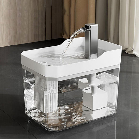 Fontaine a eau chat CatAutomaticWaterFountain couvercle blanc