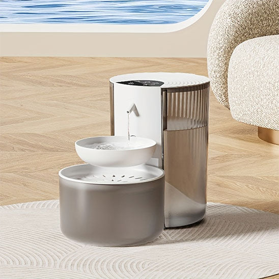 Fontaine a eau chat SmartPetWaterDispenser blanche