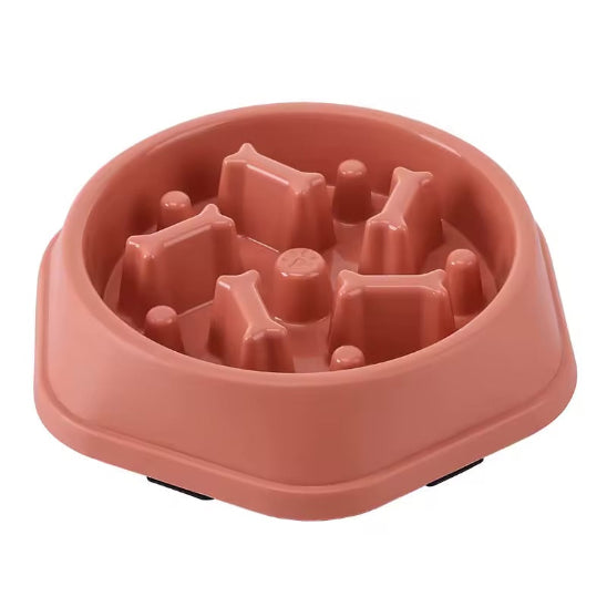 Gamelle anti glouton chat Croq’Labyrinthe Rose