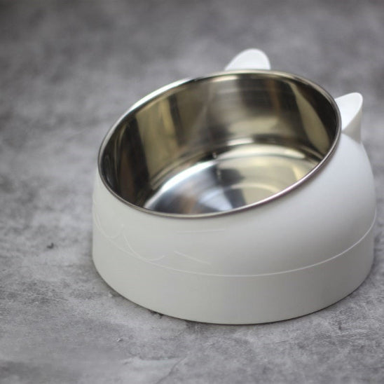 Gamelle chat EarCatBowl blanche grand bol