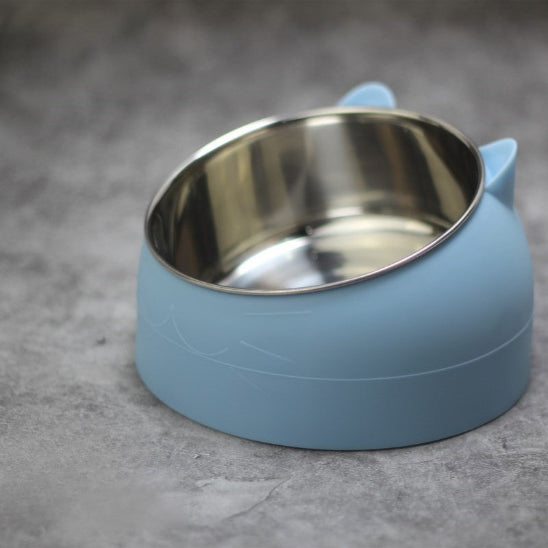 Gamelle chat EarCatBowl Bleue grand bol