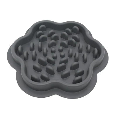 Gamelle chat anti glouton ZenPlate grise