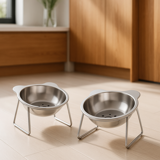 Gamelle pour chat IndusCatBowl double
