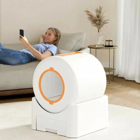 Litière automatique gérée depuis application mobile