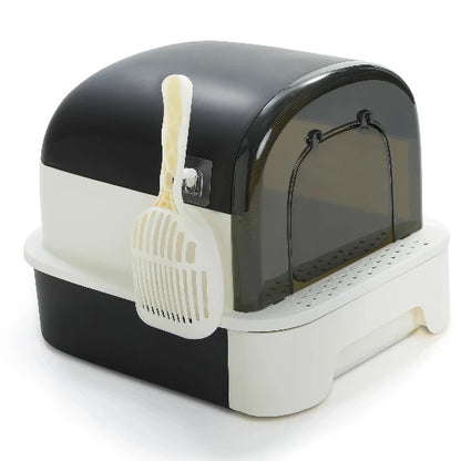 Maison de toilette pour chat LaModulable noire