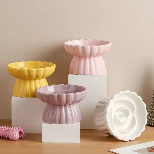 Présentation des variantes gamelle chat anti glouton Bowl&Roses