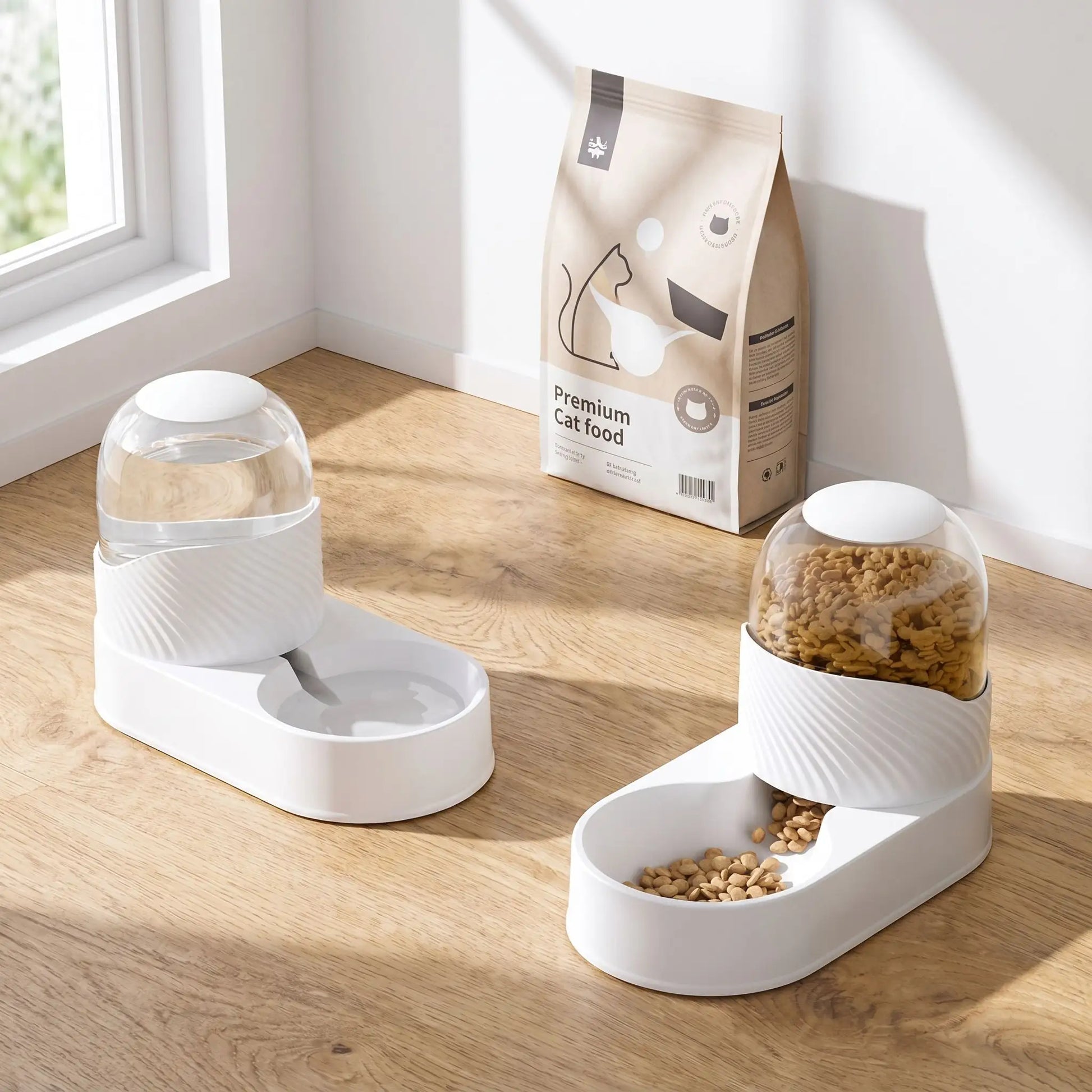 Présentation du distributeur croquette chat PureFeeder-Set