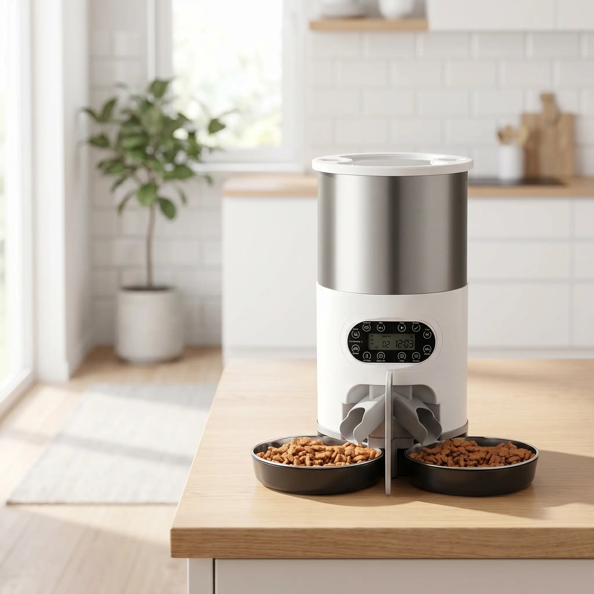  présentation du distributeur automatique croquettes chat FeedFlowConnect-Twin