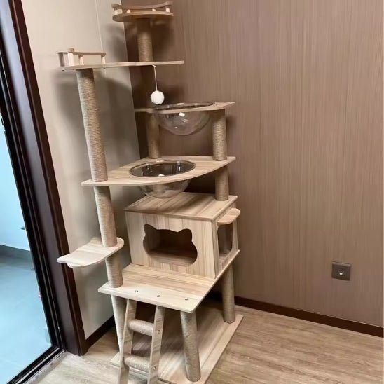Arbre a chat en bois | Nature Confort - Chat Ronronne