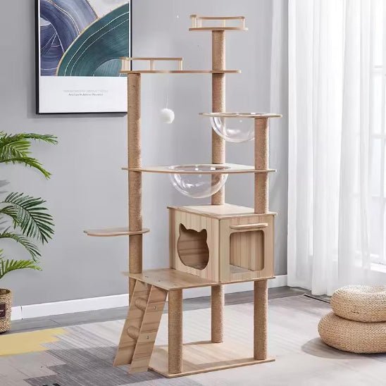 Arbre a chat en bois | Nature Confort - Chat Ronronne