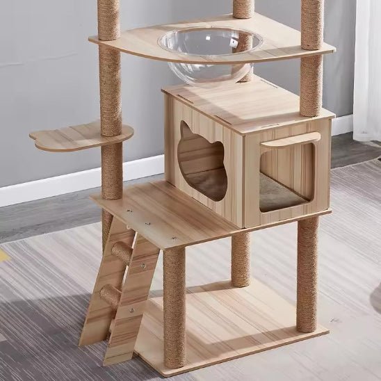 Arbre a chat en bois | Nature Confort - Chat Ronronne