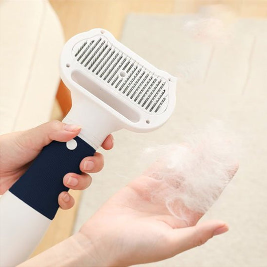 Brosse pour chat et boule de poils