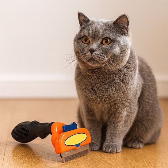 Brosse pour Chat | L’AcroPoils - Chat Ronronne