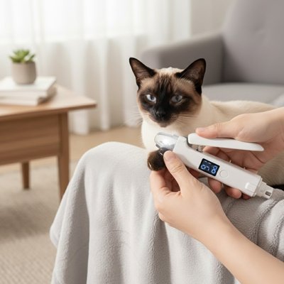 Coupe griffe pour Chat et son siamois