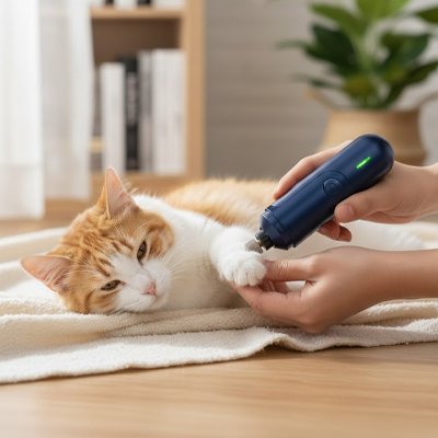 Coupe ongle pour Chat qui dort