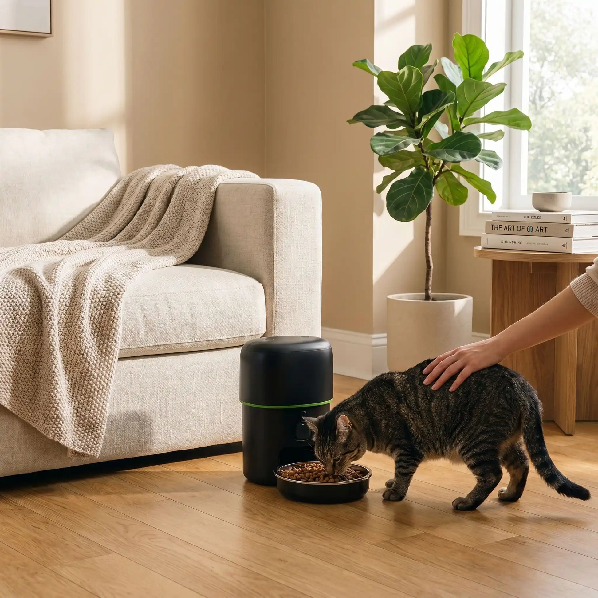 Distributeur automatique croquettes chat Feedmaster 2L