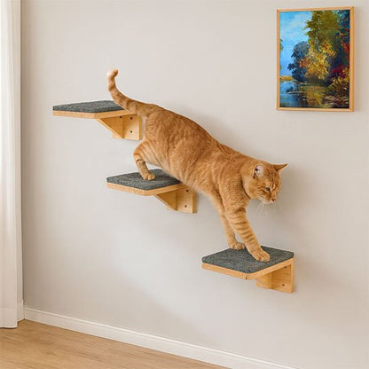 Escalier de descente Arbre a Chat mural Évasion Féline