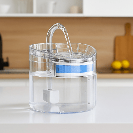 Fontaine a eau chat | CrystalSteel - Chat Ronronne
