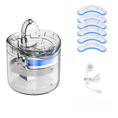 Fontaine a eau chat | CrystalSteel - Chat Ronronne
