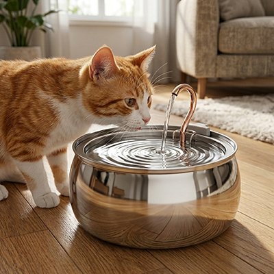 Fontaine a eau Chat | Fraîcheur Continue - Chat Ronronne