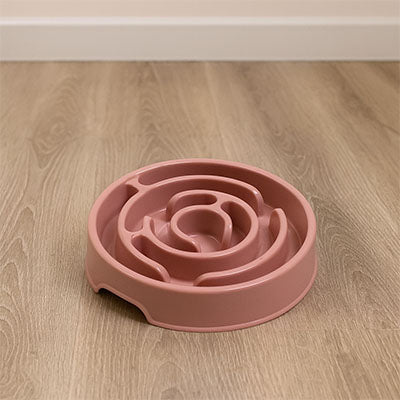gamelle anti glouton chat SlowMeal Rose