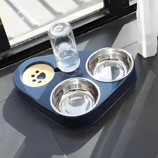gamelle chat CatSelfServiceFeeder variante bleue
