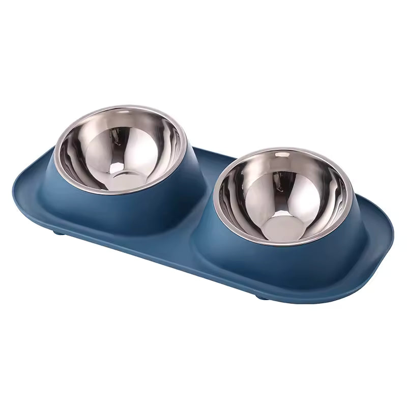 Gamelle chat TwinSteel Bowl blue