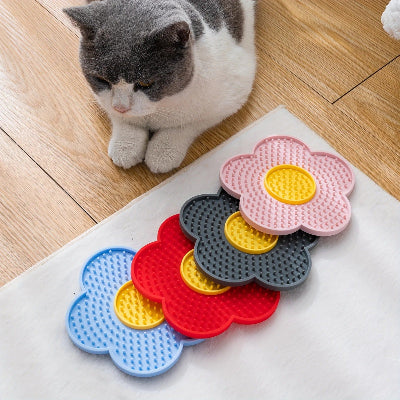 les 4 variantes du tapis de léchage chat la buccolique