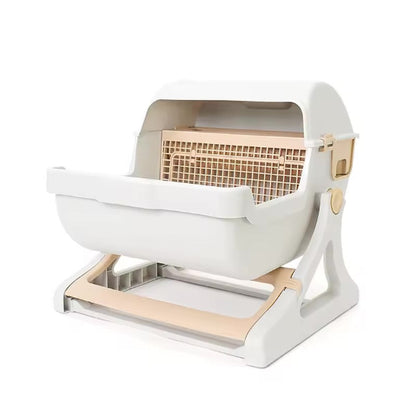 litière automatique pour chat SimplyCat beige