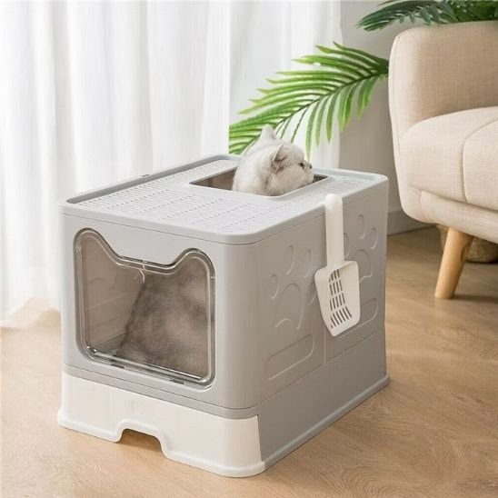 Maison de toilette pour chat | Hygiène Cat - Chat Ronronne