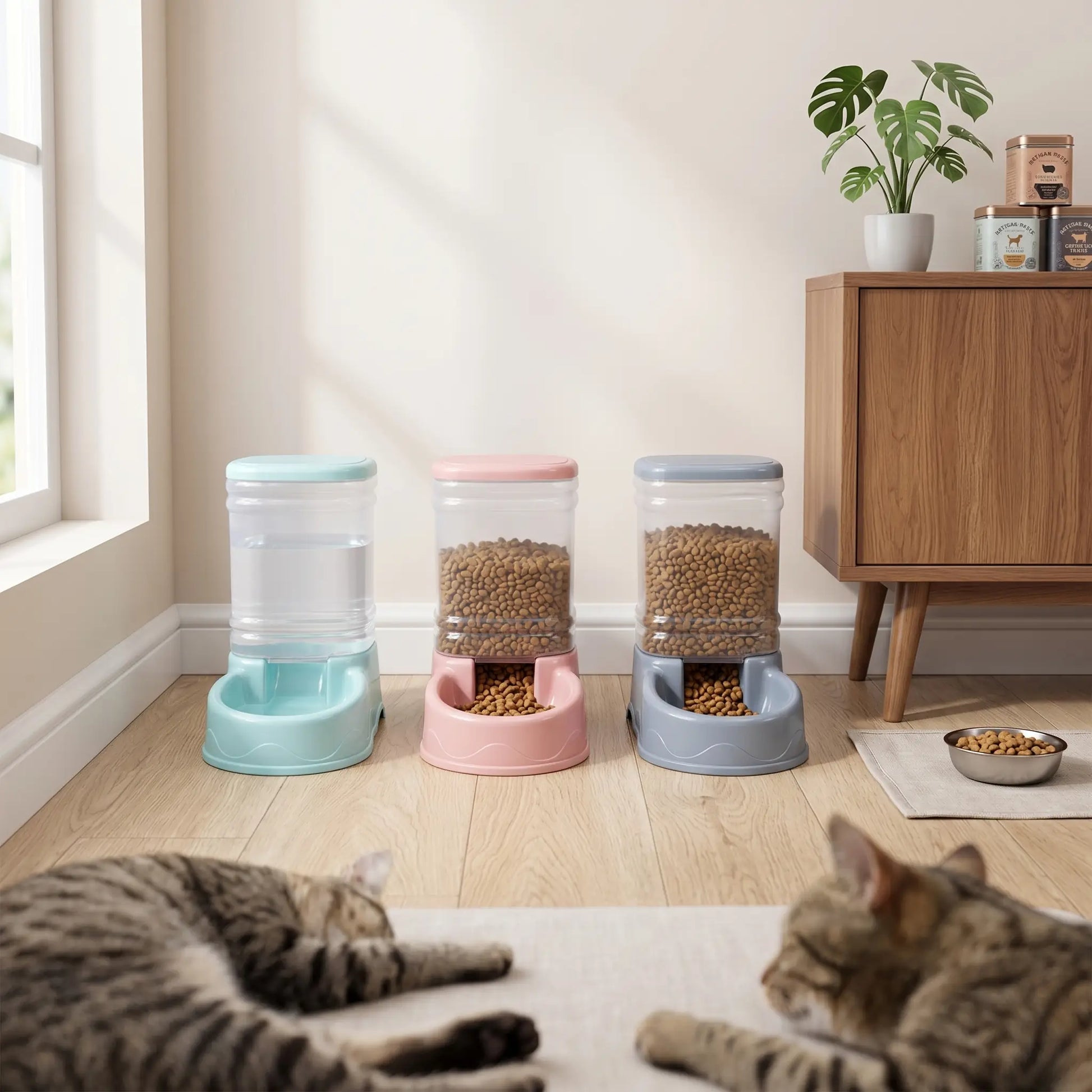 présentation des variantes du distributeur croquette  ColorMeal